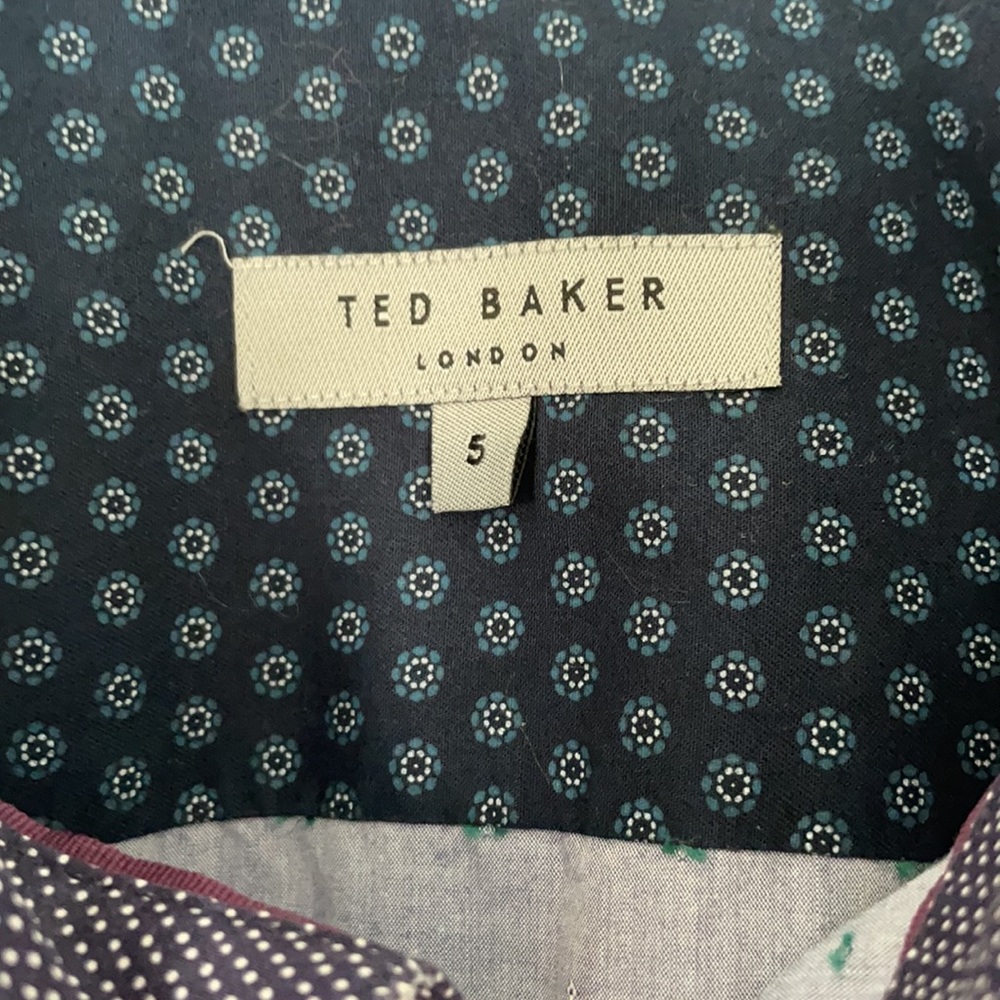 Ted Baker Men’s Button Down Shirt size 5 - Picture 6 of 10